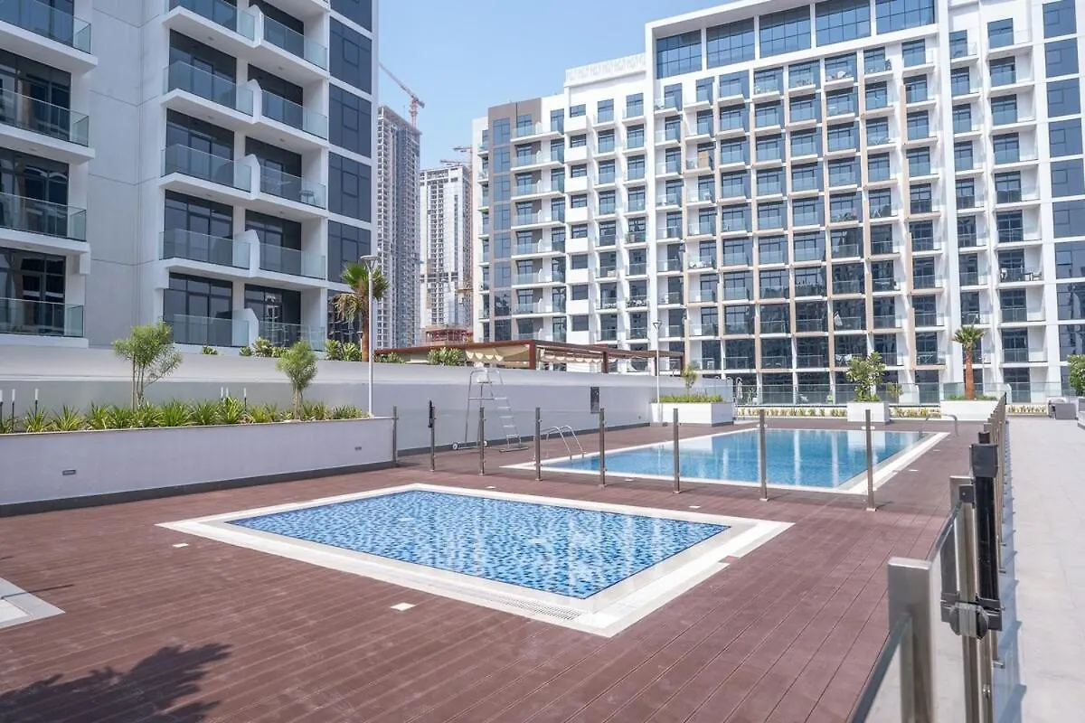 Lejlighed Quiet Elegance Studio Living Near Burj Khalifa In Azizi Riviera Dubai